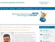 Tablet Screenshot of bfm-gmbh.com
